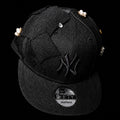 NY YANKEES BLACK LEATHER