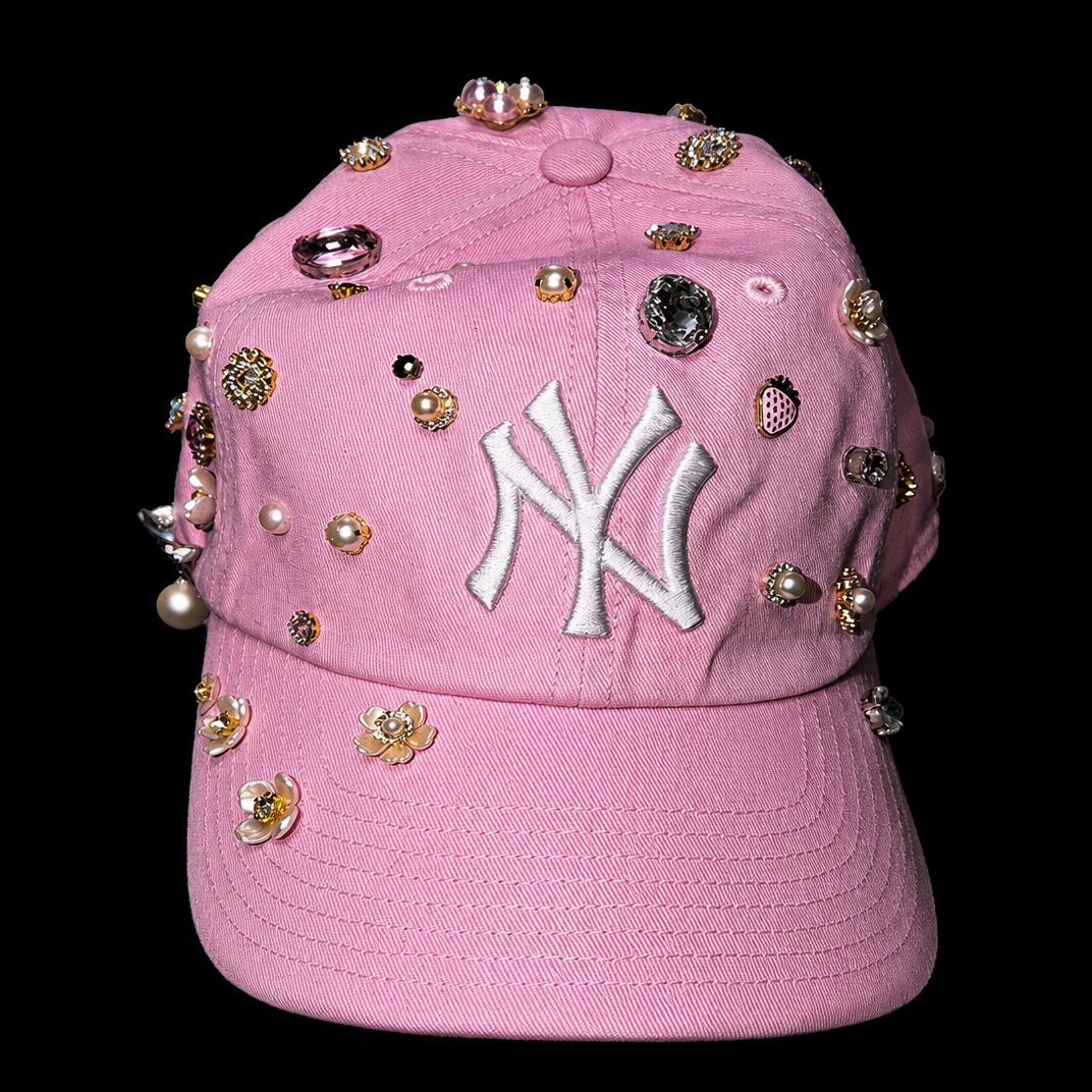 NY YANKEES BABY PINK